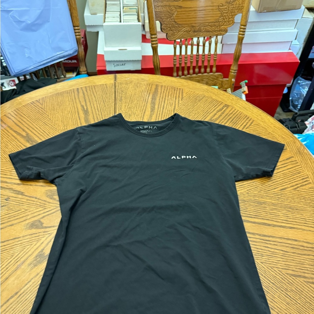 Alpha Athlete Performance Black Short Sleeve Men's Tee